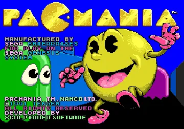 Pac-Mania (USA, Europe) screen shot title